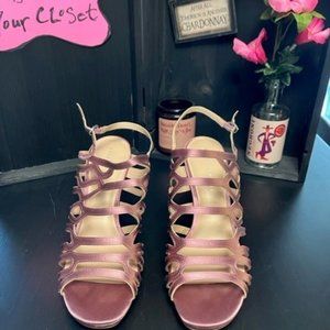 Kelly & Katie Purple Strappy Heels Size 9